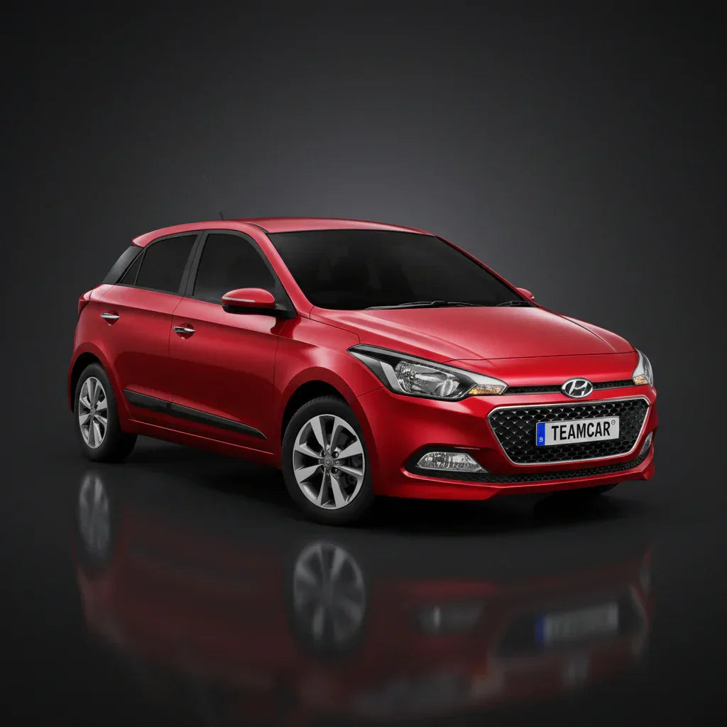 Covorase Auto Hyundai i20 Hatchback 2014-2018 - Tavita Cauciuc-Black