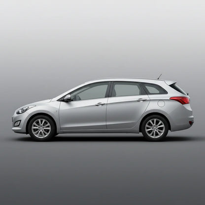 Covorase Auto Hyundai i30 II Tourer (2012-2017) - Cauciuc Tip Tavita -Blue