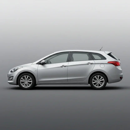 Covorase Auto Hyundai i30 II Tourer (2012-2017) - Cauciuc Tip Tavita -Black