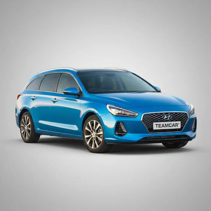 Covorase Hyundai i30 III Tourer 2017-2020 - Cauciuc Tip Tavita -Black