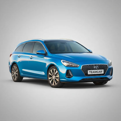 Covorase Hyundai i30 III Tourer 2017-2020 - Cauciuc Tip Tavita -Red