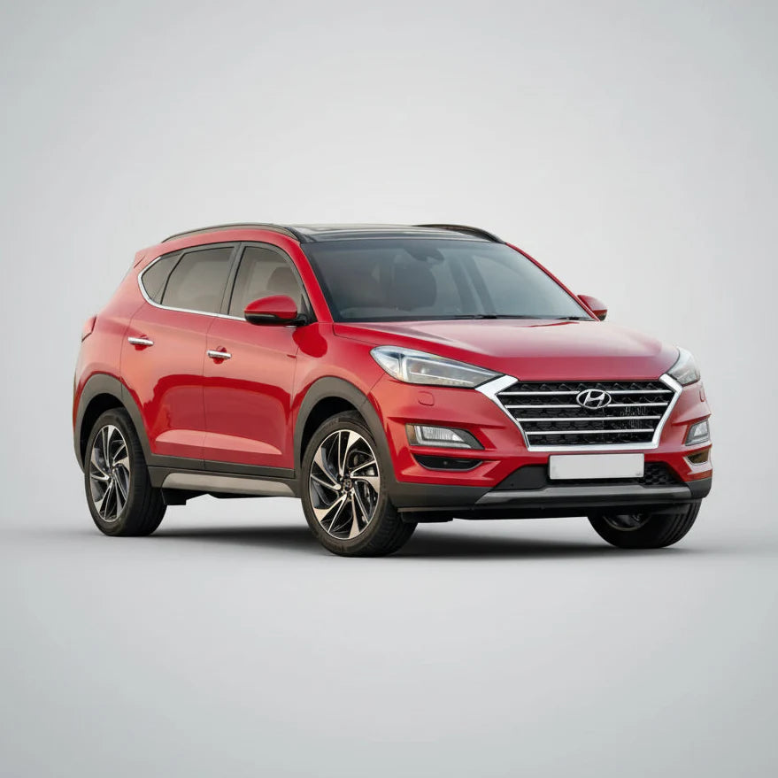 Covorase Auto Hyundai Tucson II (2015-2020) - Cauciuc Tip Tavita-Silver
