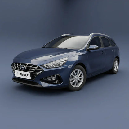 Covorase Hyundai i30 III Tourer 2020-2026 - Cauciuc Tip Tavita -Black
