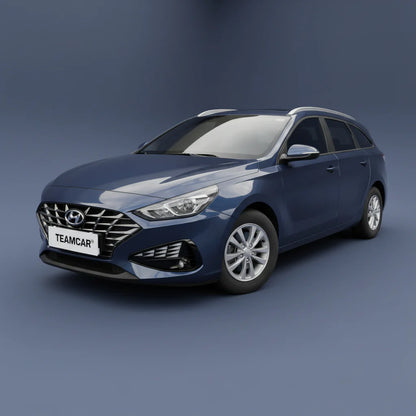 Covorase Hyundai i30 III Tourer 2020-2026 - Cauciuc Tip Tavita - Red