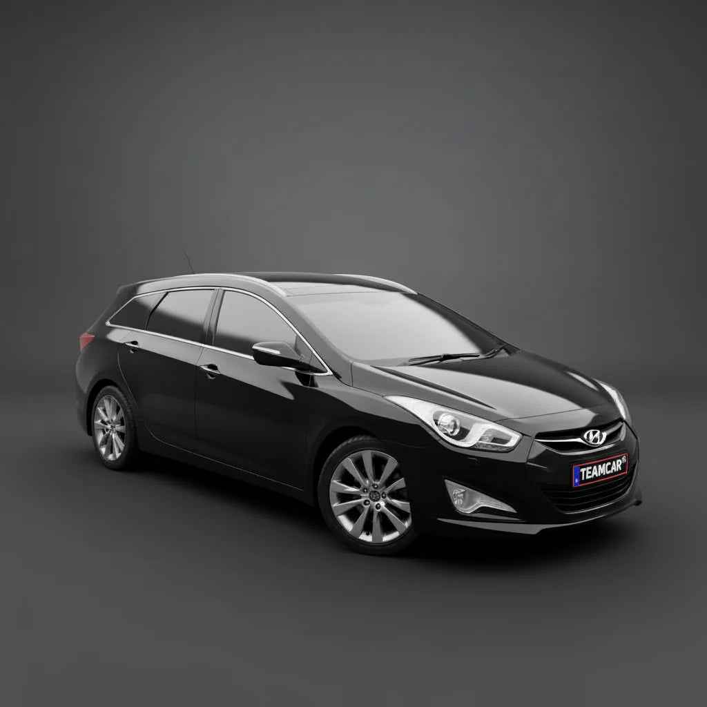 Covorase Hyundai i40 Wagon 2011 – 2015 - Cauciuc Tip Tavita -Blue