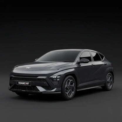 Covorase Auto Hyundai Kona 2023+ | Premium Cauciuc Tavita 3D Silver