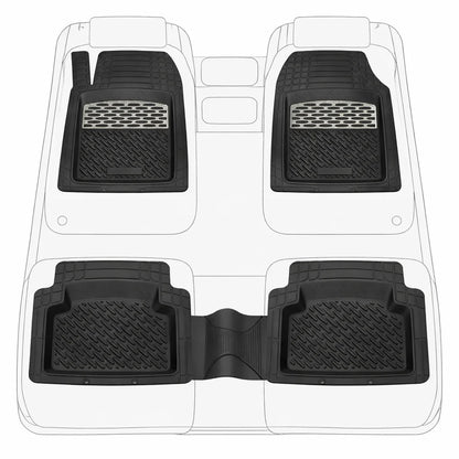 Covorase Hyundai ix20 2010–2015 Tavita cauciuc-Silver