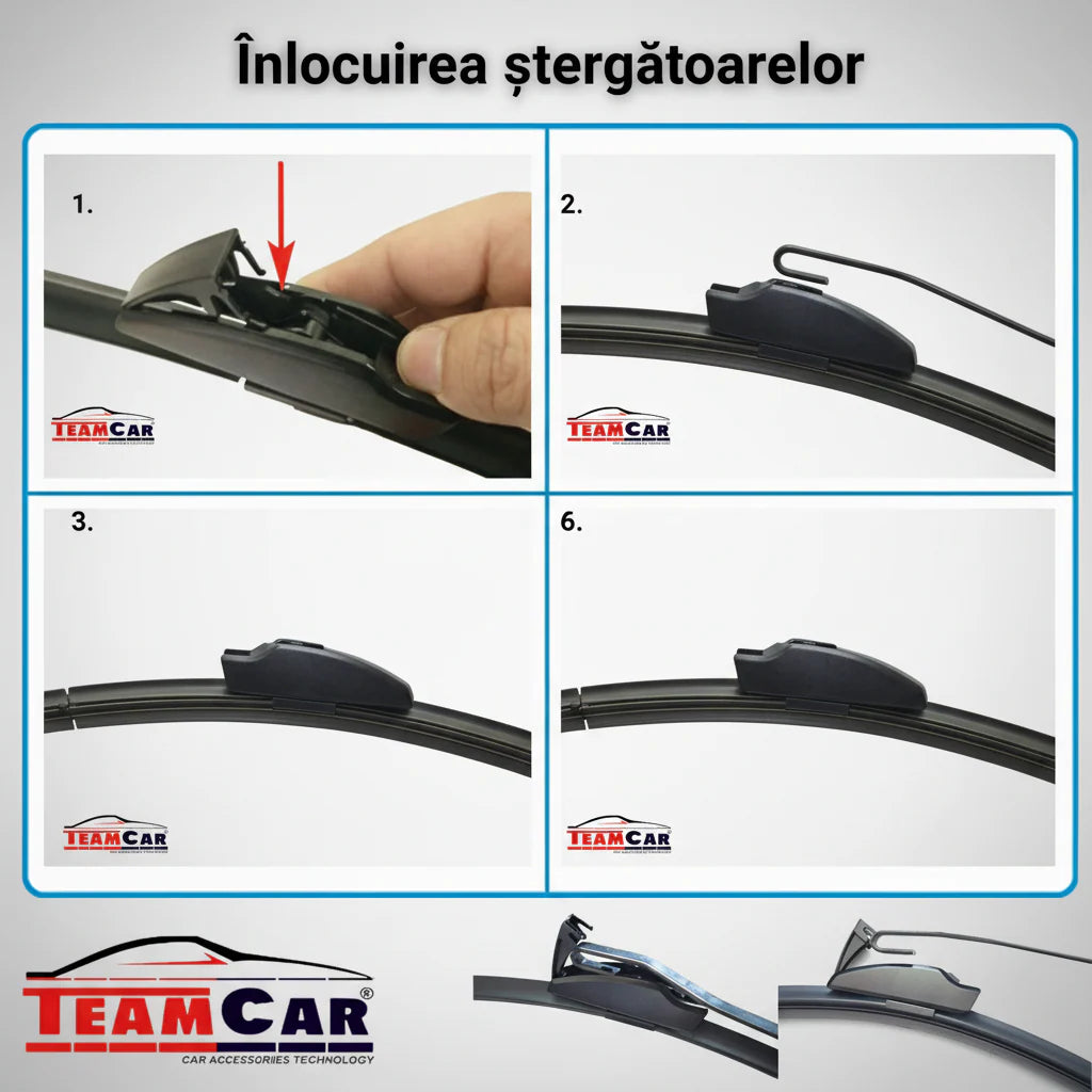 Ștergătoare Nissan Primastar VAN (2006–2014) Flat | Set față – TeamCar®