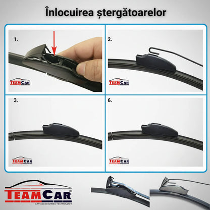 Ștergătoare Nissan Primastar X83 Bus L2H1 (2001–2006) Flat | Set Complet – TeamCar®