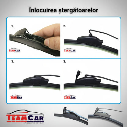 Ștergătoare IVECO Daily Furgon (2009–2014) Flat | Set față – TeamCar®