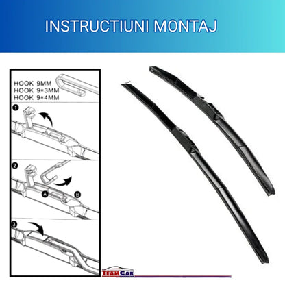 Ștergătoare Fiat Ducato 2002-2006 Hybrid – Set față - 221.ro