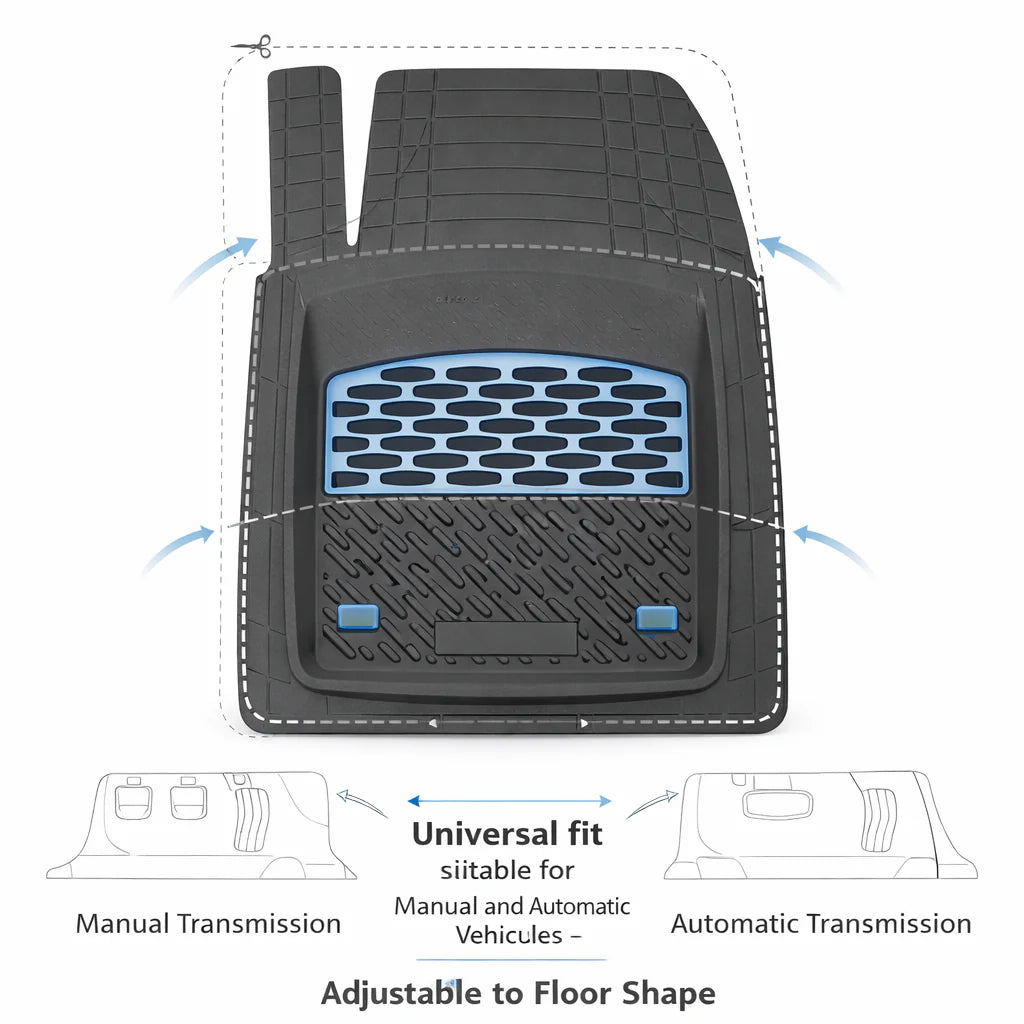 Covorașe Auto Tip Tăviță Compatibile Volkswagen ID.4 2020-2025 - Blue