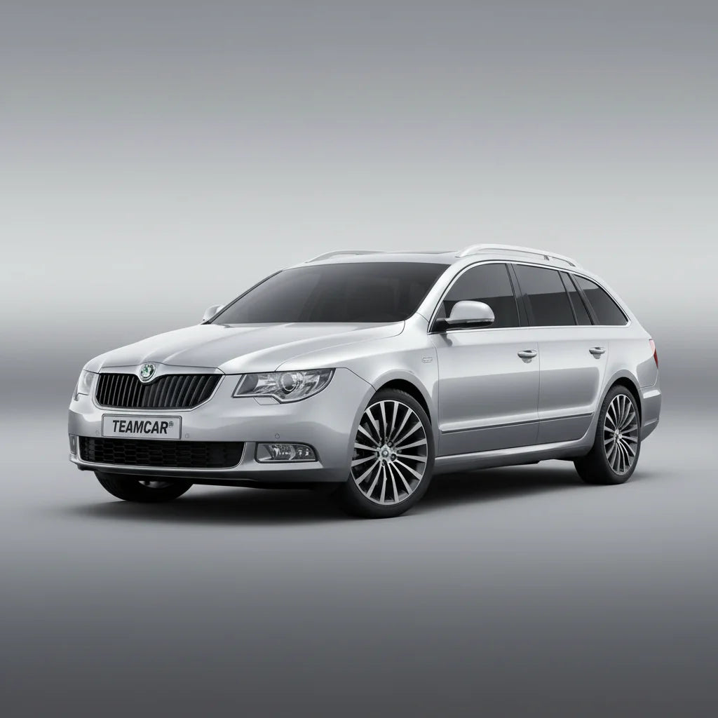 Covorase Skoda Superb II Combi Tavita Cauciuc Compatibile 2008–2015 | Blue