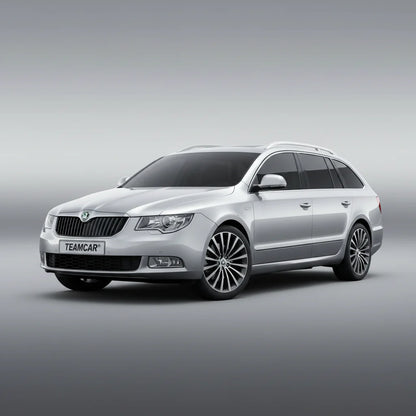 Covorase Skoda Superb II Combi Tavita Cauciuc Compatibile 2008–2015 | Blue