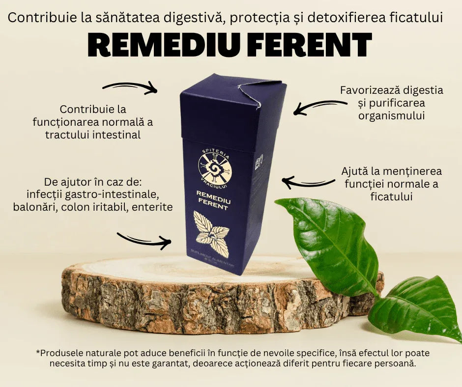 Remediu Natural Digestie și Diaree – Extract de Mentă FERENT | 30ml