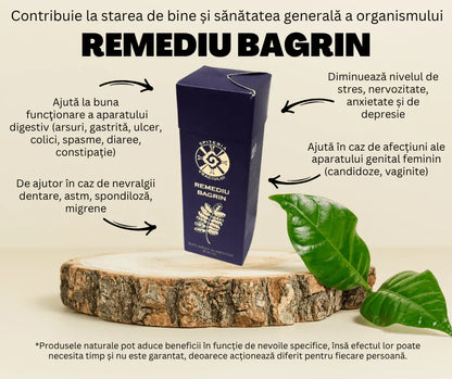 Remediu Natural Gastrită și Ulcer – BAGRIN | 30ml