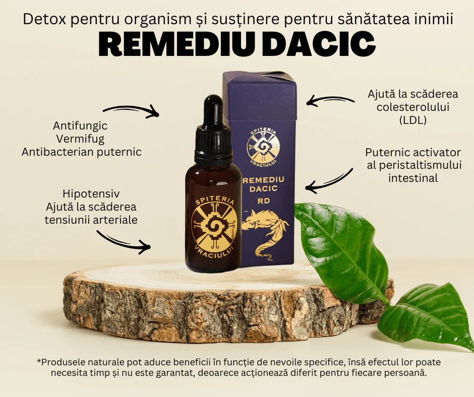 Remediu Natural Deparazitant și Antibiotic – Remediu Dacic RD | Extract de Aniu