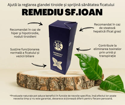 Remediu Natural Ficat și Detoxifiere Hepatică – SF. IOAN | 30ml