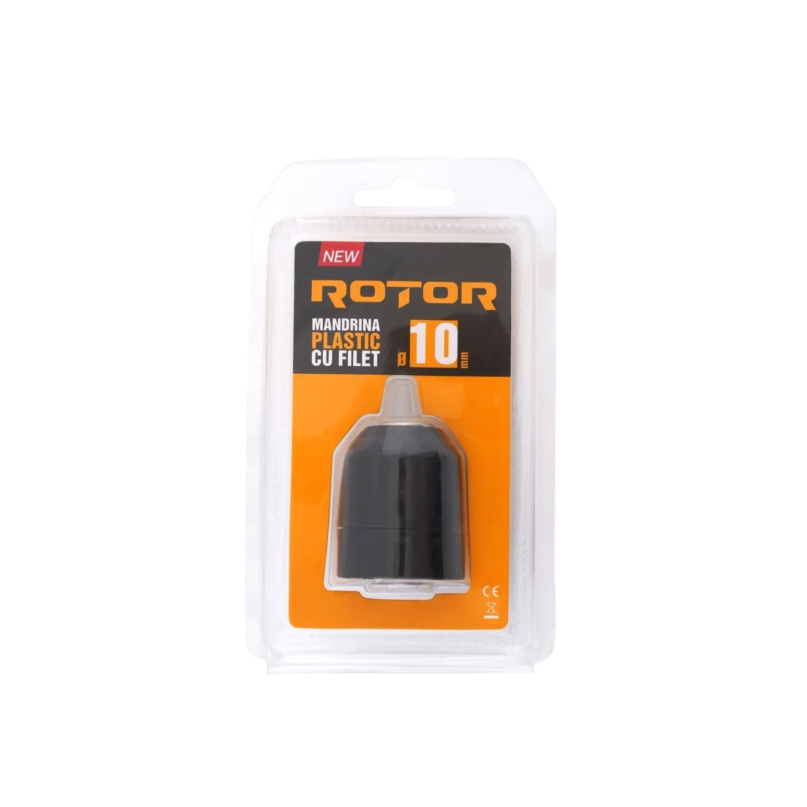 Mandrină plastic 10 mm cu filet – ROTOR - 221.ro