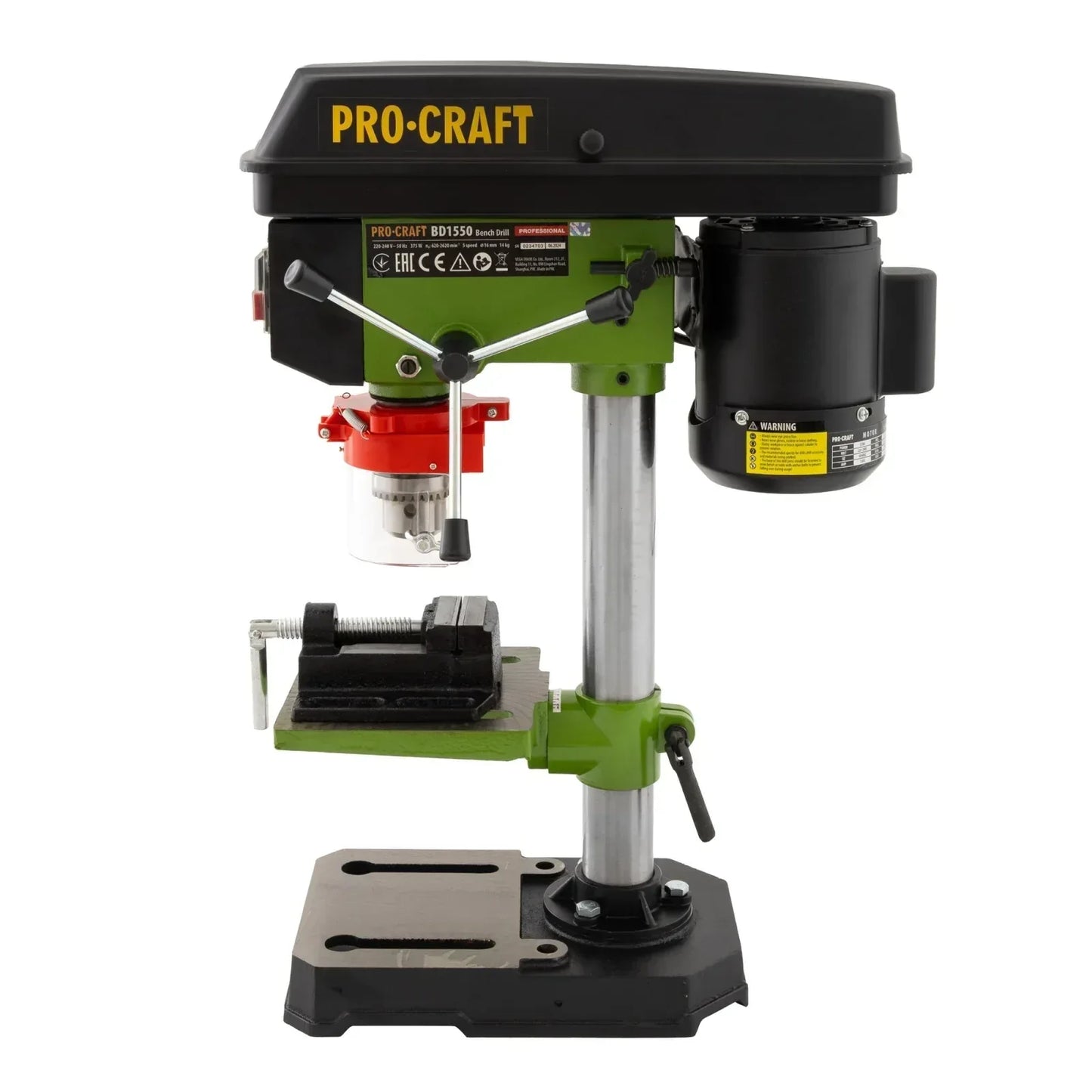 Masina de găurit cu coloana Procraft BD1550 - 221.ro