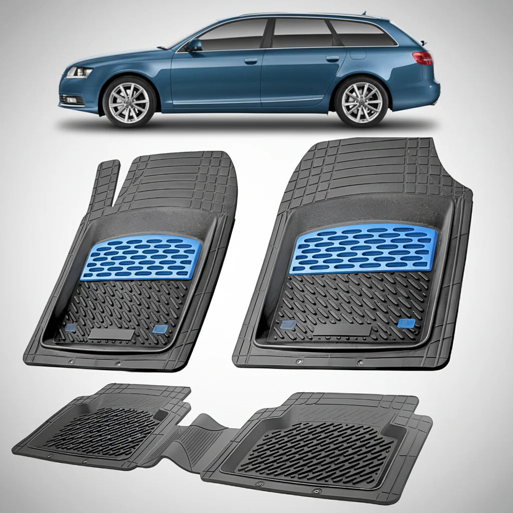 Covorase Compatibile Audi A6 C6 Avant 2005–2011 | Tavita Cauciuc | Blue