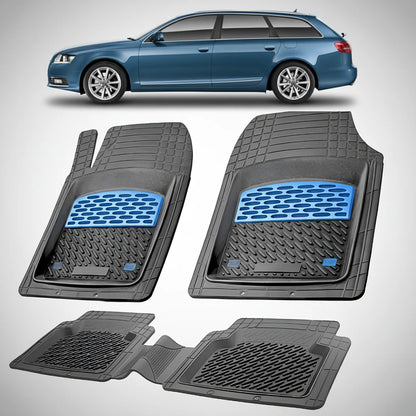 Covorase Compatibile Audi A6 C6 Avant 2005–2011 | Tavita Cauciuc | Blue