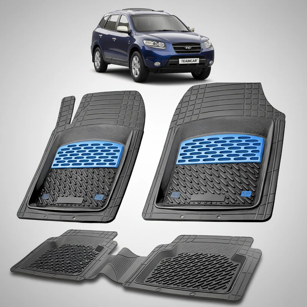 Covorase Hyundai Santa Fe 2006-2012 | Cauciuc Tavita | Blue