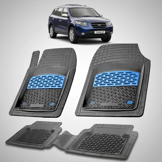 Covorase Hyundai Santa Fe 2006-2012 | Cauciuc Tavita | Blue