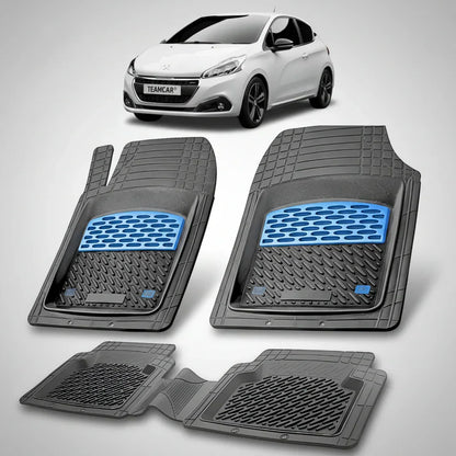 Covorase Auto Tip Tavita Compatibile Peugeot 208 (3 usi,2015-2019) Blue