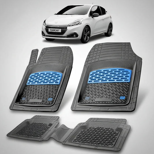 Covorase Auto Tip Tavita Compatibile Peugeot 208 (3 usi,2015-2019) Blue