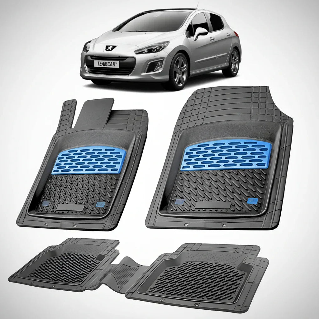 Covorase Auto Tip Tavita Compatibile Peugeot 308 FL (2011-2013) Blue