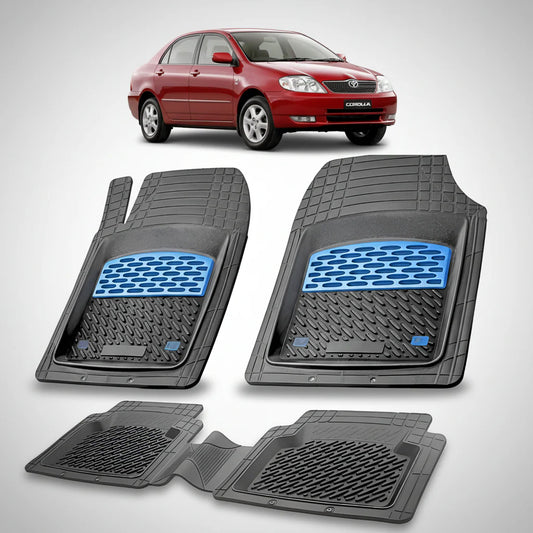 Covorase Auto Tavita Compatibile Toyota Corolla E12 Berlina (2001-2007) Blue