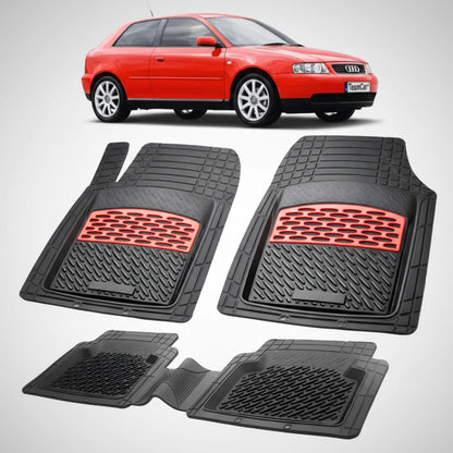 Covorase Audi A3 (8L) Compatibile 1996–2003 Tavita Cauciuc | Red