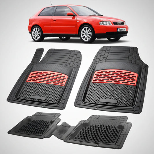 Covorase Audi A3 (8L) Compatibile 1996–2003 Tavita Cauciuc | Red
