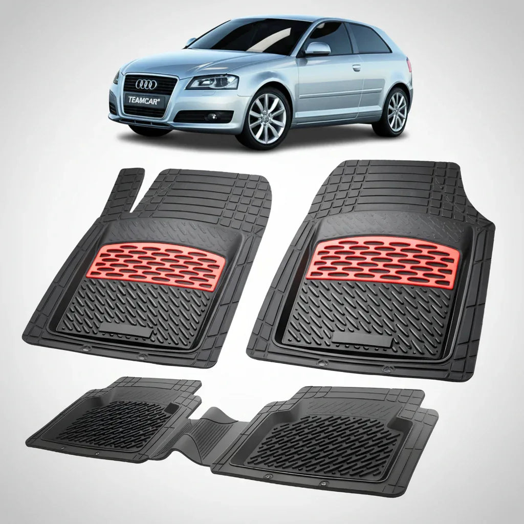 Covorase Cauciuc Audi A3 8P Hatchback 3 usi Compatibile 2003–2013 | Red