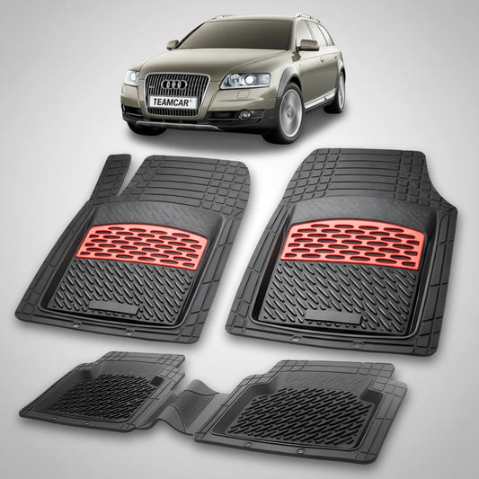 Covorase Auto Tavita Cauciuc Compatibile Audi A6 C6 Allroad 2006–2011 | Red