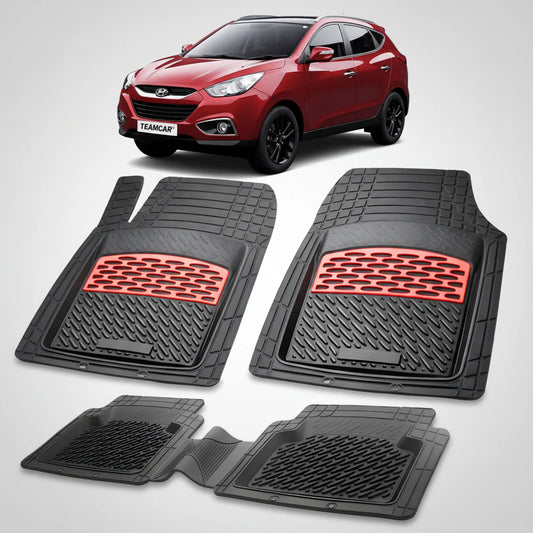 Covorase Hyundai ix35 FL 2013–2015 Tavita cauciuc-Red