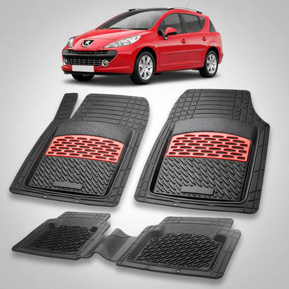 Covorase Auto Tip Tavita Compatibile Peugeot 207 SW (2007-2009)-Red
