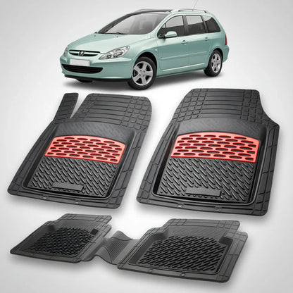 Covorase Auto Tip Tavita Compatibile Peugeot 307 SW (2002-2005) Red