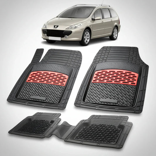 Covorase Auto Tip Tavita Compatibile Peugeot 307 FL (SW 2005-2008) Red