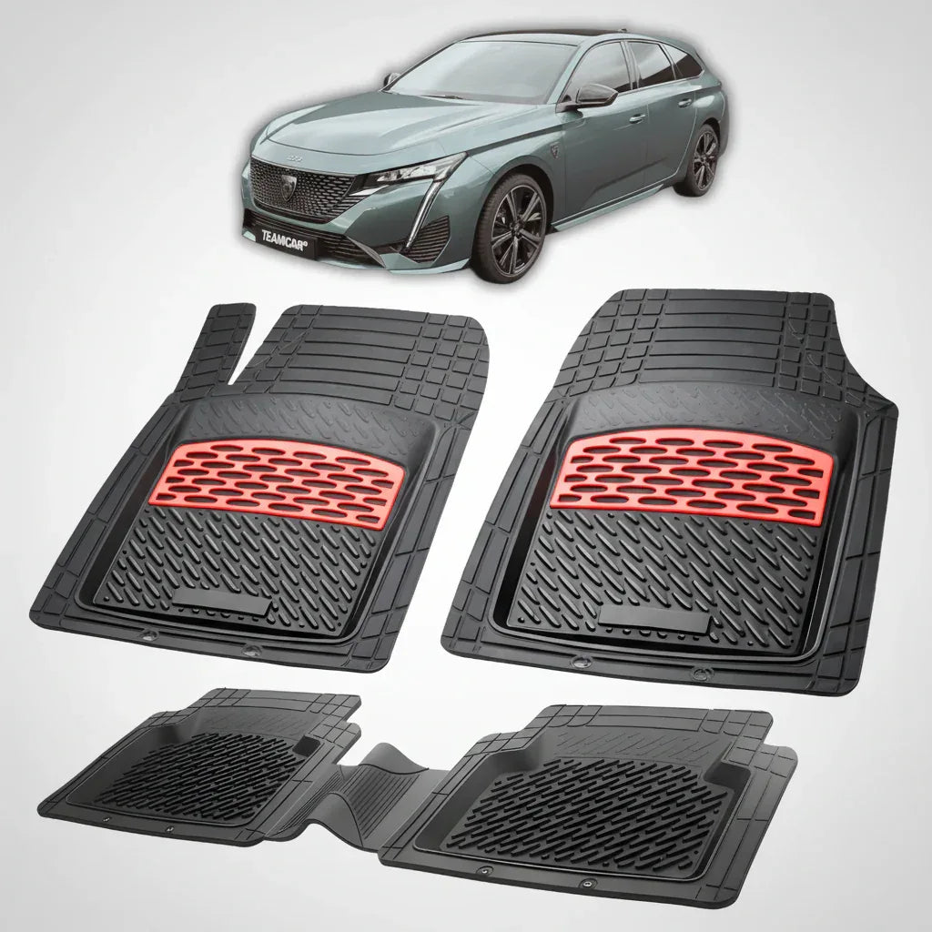 Covorase Auto Tip Tavita Compatibile Peugeot 308 III SW - Red