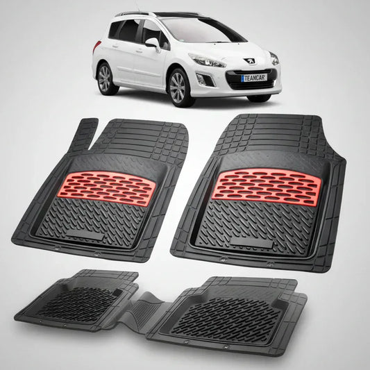 Covorase Auto Tip Tavita Compatibile Peugeot 308 SW FL (2011-2013) Red