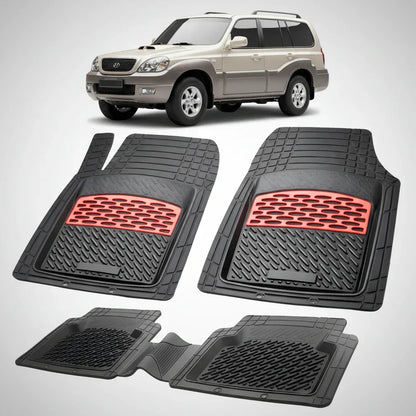 Covorase Hyundai Terracan 2001-2004 | Cauciuc Tavita | Red