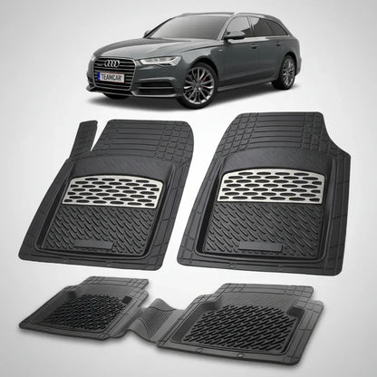 Covorase Audi A6 Compatibile C7 Avant 2011–2018 | Tavita Cauciuc | Silver
