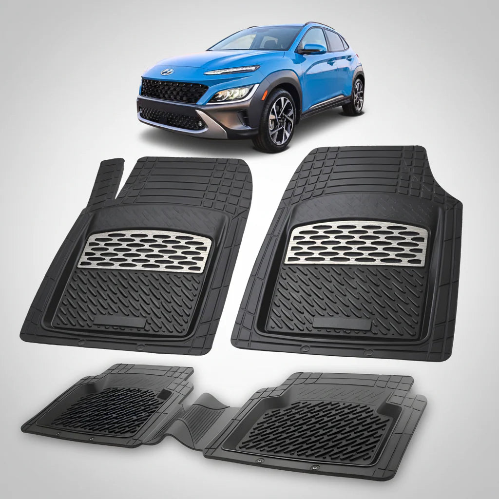 Covorase Hyundai Kona Tavita Cauciuc Compatibile 2021–2023 Silver