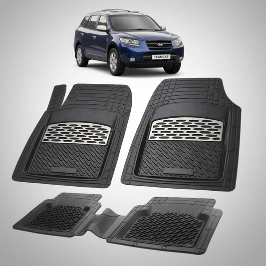 Covorase Hyundai Santa Fe 2006-2012 | Cauciuc Tavita | Silver