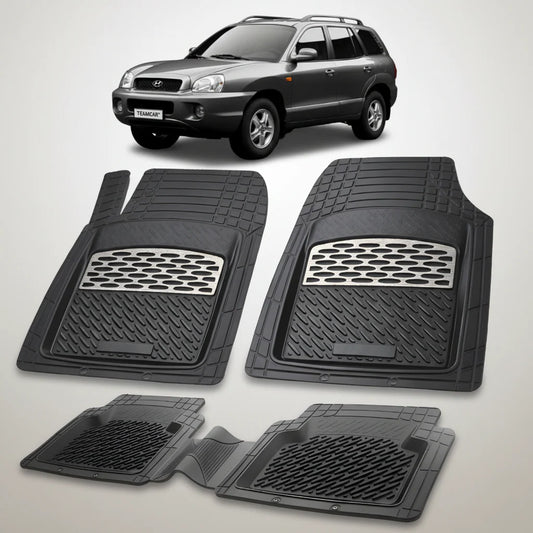 Covorase Hyundai Santa Fe 2000-2006 | Cauciuc Tavita | Silver
