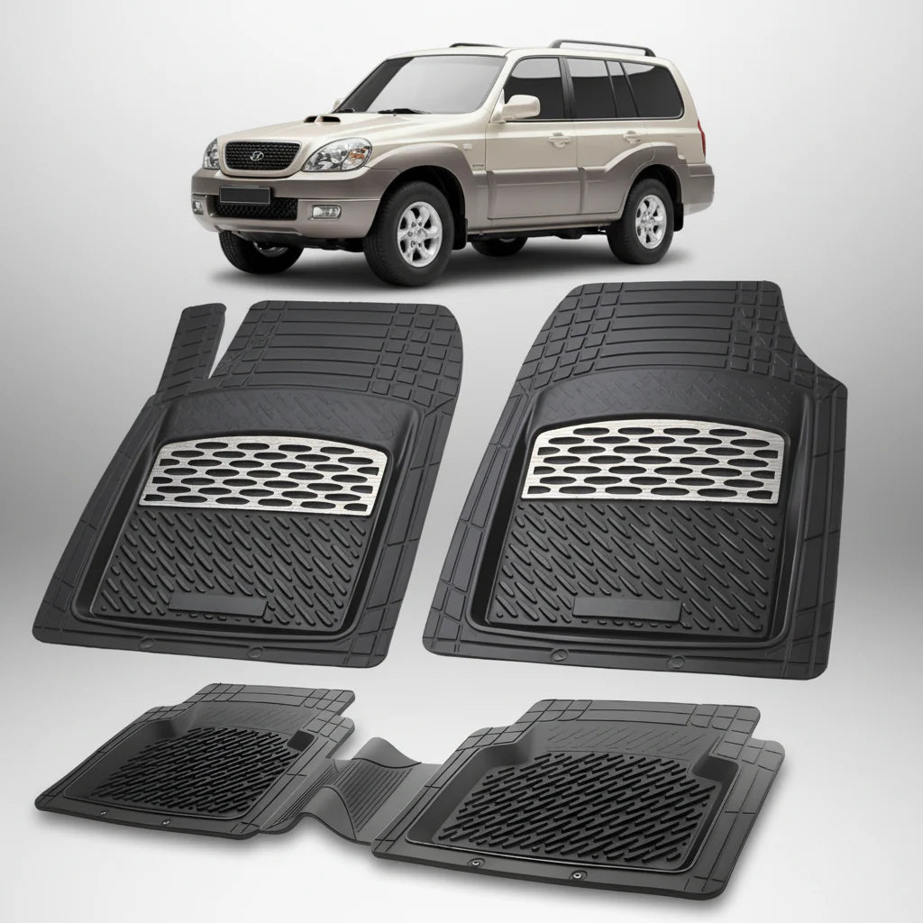 Covorase Hyundai Terracan 2001-2004 | Cauciuc Tavita | Silver