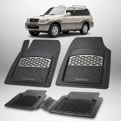Covorase Hyundai Terracan 2001-2004 | Cauciuc Tavita | Silver