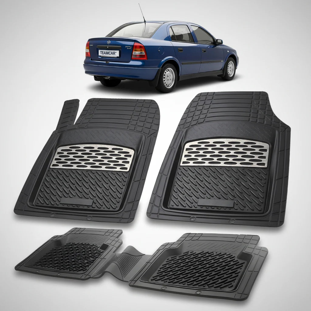 Covorase Auto Tip Tavita Compatibile Opel Astra G (1998–2009)-Silver- Sedan